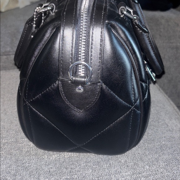 Coach Rowan Black Quilted Bag - Picture 5 of 12